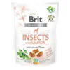 Brit Crunchy Snack Insects with Salmon er sprøde hundegodbidder med insektprotein, laks og timian – en velsmagende snack
