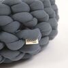 Ollipet Nordic Knitted Bed I koksgrå