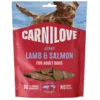 Carnilove Jerky Lamb with Salmon bløde hundegodbidder med lam og laks i pose
