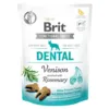 Brit Functional Snack Dental Venison & Rosemary er velsmagende hundegodbidder med vildt og rosmarin – funktionelle snacks til voksne hunde