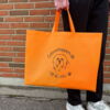 Cotonshoppens Shoppingbag i en flot orange farve