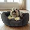 Brun hundekurv - perfekt til din hund og passer ind i hjemmet