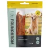 Faunakram Chicken Fillet hundegodbidder med 91,9% kylling i praktisk value pack. Smagfulde og proteinrige snacks til hunde i alle størrelser.
