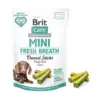 Brit Care Dog Mini Dental Sticks Fresh Breath 120g kornfri vegetariske tyggestænger til små hunde