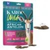 Kornfri hundesnack med super premium antilopekød og rosmarin som smagsgiver. KAROO Wild - Trail Bites Rosmarin 227g indeholder magert kød, har et højt proteinindhold og er fremstillet uden kunstige tilsætningsstoffer.