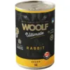 Woolf Ultimate Rabbit with Tomatoes 400g er kornfrit vådfoder med frisk kanin. Produceret i EU og tilberedt ved slow-cooking for at fremhæve den naturlige smag