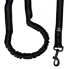 Ollipet elastisk hundeline med stødabsorberende funktion i sort design