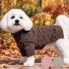 Pompom hundesweater i 3 farver - med korte forben