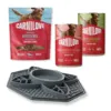 Pakketilbud til hund med Ollipet slikkemåtte og Carnilove produkter
