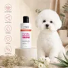 PSH Total White shampoo med aloe vera renser og plejer hvid pels. Ideel til bichon frisé og andre hunde med lys eller hvid pels