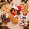 Pakketilbud | Julekalender med julesok og forskellige godbidder og tyggeben til hund