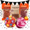 Black November pakketilbud med HoliMoli, pink Flower snusebold og tre poser Mini Bits med kylling, lam og and. Til sjov snuseleg og lækre belønninger