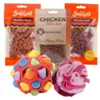 Forkæl din hund med dobbelt snuseglæde! Ollipet HoliMoli og pink Flower snusebold samt Mini Bits med kylling, lam og and giver sjove søgeopgaver og lækre belønninger