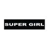 Velcro labels til Julius K9-sele - Super Girl | Hundesele