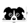 Car Sticker | Hundehoved Sort