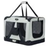 Ollipet Transporttaske | Lysegrå med net i siderne for bedre ventilation hos hunden