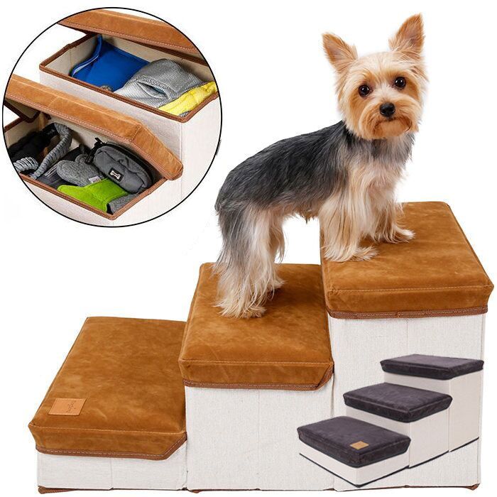 Foldbar hundetrappe med opbevaring → Køb