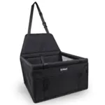 Autosæde til små hunde i sort