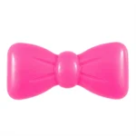 Rainbow Topsløjfe | Neonpink transparent