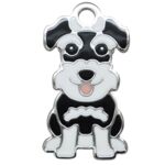 Schnauzer Charm m. nøglering