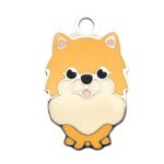 Pomeranian Charm m. nøglering