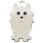 Samojede spids Charm m. nøglering