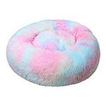 Soft Cloud Donut Hundeseng | Rainbow