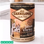 Carnilove Salmon & Turkey - Vådfoder til hvalpe | 400g
