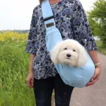 Ollipet skuldertaske til mindre hunde