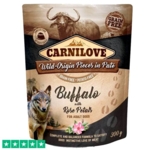 Carnilove Pouch Pate | Buffalo With Rose Petals - 300g