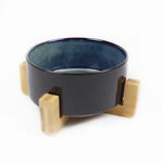 Pakketilbud | Ollipet Evelyn Keramikskål med Bambusholder