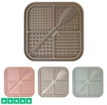 Ollipet slikkeplade med dejskraber