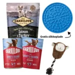Pakketilbud | Carnilove Hvalpefoder Startpakke | GRATIS Slikkeplade