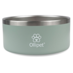 Nydelig hundeskål i en soft pistachio farve