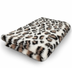 VedBedding Cremehvid med leopardpletter