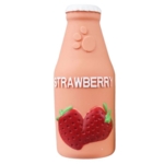 Farverigt og sjovt latexlegetøj til hunde fra Ollipet - juice med jordbær