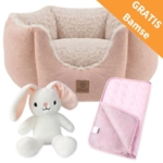 Ollipet hvalpe sovesæt - Rosa | z1