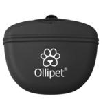 Ollipet Goodiebag Silikone | Magnetluk Sort | OUTLET