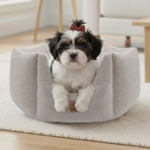 Ollipet Nordic Star Teddy hundekurv | Taupe