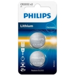 Lithium Batterier Philips CR2032 | 2 stk.