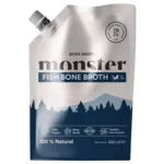 100 % naturlig bone broth med fisk – sund forkælelse til din hund