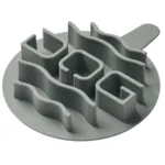 Libra Slowfeeder indsats i silikone designet til hundeskåle som hjælper med at sænke hundens spisetempo under måltidet