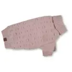 Pompom hundesweater - klassisk Latte farve
