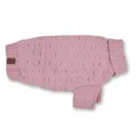 Pompom hundesweater - kær rosa farve