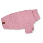 Pompom hundesweater - sød rosa farve