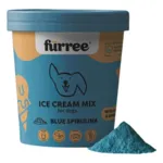 FÜRREE Icecream hundeis med blå spirulina