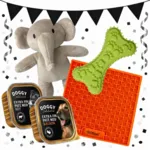 Black November Pakketilbud | Hvalpens Hyggefavoritter med Elefantbamse & Slikkeplade