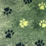 Vetbed tæppe grasgrøn m poter