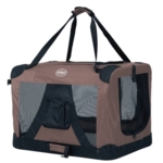 Hundetransporttaske i brun - perfekt i bilen, toget eller bussen