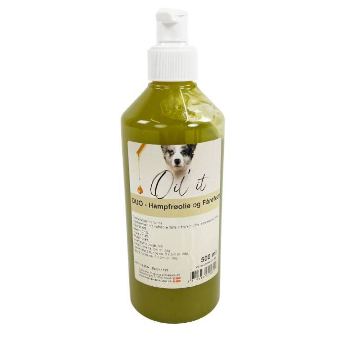 Oil'it Fårefedt og Hampfrøolie | 500ml